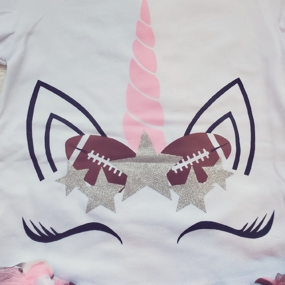 ๐ HP ๐ Unicorn Football Tutu set - Picture 2 of 2